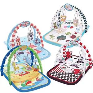 Tappetino da gioco per neonati KSF di alta qualità, nuovo design, con stampa di Mickey Mouse, gioco educativo in tessuto non tessuto. - Product Image 1