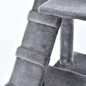 ต้นไม้ปีนป่ายสำหรับแมวขนาดใหญ่ 4+ ชั้น พร้อมที่ลับเล็บ ดีไซน์รักษ์โลก - Product Image 3