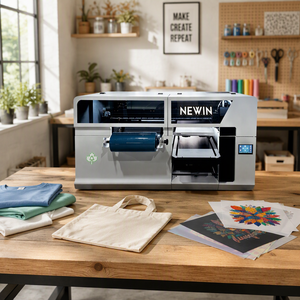 Настольный Ультрафиолетовый принтер один Epson Dx7 головка UV DTF многофункциональный A3 планшетный принтер машина - Product Image 2