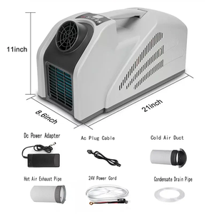 Climatiseur portable Amazon 2350BTU 24V DC 110-220V AC Concessions de prix direct usine <span class=keywords><strong>tente</strong></span> extérieure - Product Image 4