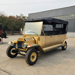 Carrito de Golf Eléctrico Retro Clásico de 6 Plazas con Color Personalizado, Homologado para Circular por la Calle, con Batería de Plomo-Ácido - Product Image 1