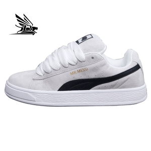 Chaussures de course classiques basses pour hommes et femmes, confortables, souples, tendance, design patchwork - Product Image 1
