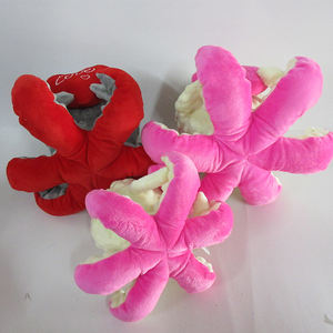 Polpo di <span class=keywords><strong>peluche</strong></span> di san valentino <span class=keywords><strong>con</strong></span> <span class=keywords><strong>cuore</strong></span> rosso <span class=keywords><strong>ti</strong></span> <span class=keywords><strong>amo</strong></span> giocattolo di polpo farcito in tessuto irregolare - Product Image 6