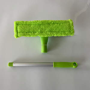 Nettoyeur de vitres 2 en 1, raclette double face en <span class=keywords><strong>microfibre</strong></span>, essuie-glace double face avec lame en caoutchouc, offre spéciale, - Product Image 5