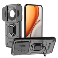 Protector de Lente de Cámara con Anillo y Ventana Deslizante para Teléfono Honor X9d 5G/X70 5G/400 Smart 5G, Resistente a Impactos