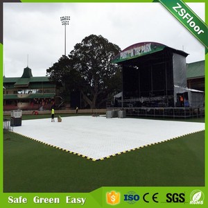 Revêtement de <span class=keywords><strong>sol</strong></span> de sport en plastique, tapis de protection contre les herbes pour tentes et fêtes d'extérieur - Product Image 2