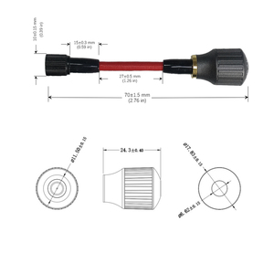 2.4G 5.8GHz 옴니 <span class=keywords><strong>FPV</strong></span> 안테나 외부 RHCP 레이싱 드론 부품 와이파이 주파수 민간 안테나 - Product Image 4