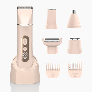 Épilateur électrique 5 en 1 sûr et indolore pour le visage, le corps, le bikini, les aisselles, étanche, <span class=keywords><strong>rasoir</strong></span> électrique pour femmes - Product Image 1