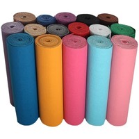 Tapis en velours polyester épaissi bleu uni pour scènes de mariage, grandes inaugurations et espaces commerciaux de grande surface - Vente en gros