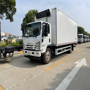 4X2 RHD LFD Diesel Congélateur <span class=keywords><strong>Camion</strong></span> Nouvel État Transmission manuelle pour le transport de produits laitiers Viande Lait Reefer Boîte froide Transporteur - Product Image 4
