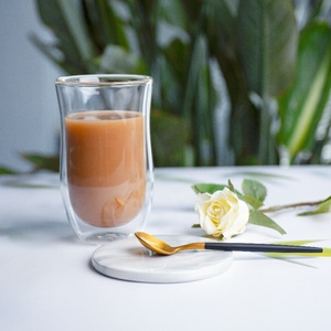 Nuova Tazza <span class=keywords><strong>da</strong></span> Tè in Vetro Borosilicato a Doppia Parete <span class=keywords><strong>con</strong></span> <span class=keywords><strong>Fiori</strong></span> Secchi Naturali, Elegante e alla Moda - Product Image 2