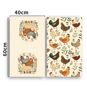 Custom-made cross-border household kitchen towels, autumn pumpkin dishcloths, <b>tablecloths</b>, decorative tea towels, etc. - Product Image 3