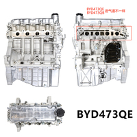 Moteur complet neuf pour voiture, 4 cylindres BYD473QE, bloc long pour BYD F3 L3 G3, 16 soupapes, moteur nu en aluminium