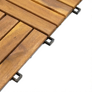 SMARTWOOD Dalles de terrasse en bois d'acacia naturel premium, antidérapantes, pour extérieur, fournisseur direct en gros - Product Image 1