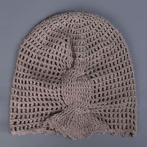 Gorro de Lino Tejido a Mano con Diseño Floral, Transpirable, para Primavera/Verano, Estilo Casual para Mujer - Product Image 4