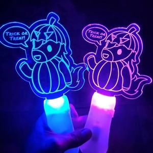 Longstar Tùy Chỉnh Màu Xanh Lớn Gậy Phát Sáng Trắng Nhấp Nháy LED Ánh Sáng up Sợi Quang Đồ Chơi Kem Chống Nắng Tùy Chỉnh Quà Tặng Cho Năm Mới - Product Image 1