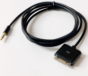 30 Pin Dock Kết Nối Nam Để 3.5Mm Nam Jack Xe Stereo Phụ Trợ AUX Âm Thanh 1.5M Cáp Cho <span class=keywords><strong>Ipod</strong></span> - Product Image 5