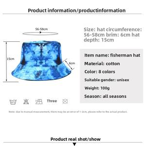 หมวกทรงถังมัดย้อมแบบอเมริกันหมวกสองด้านแฟชั่นสำหรับผู้ชายผู้หญิงขายดีลายการ์ตูนชุดขี่จักรยานสำหรับปาร์ตี้สกี - Product Image 3