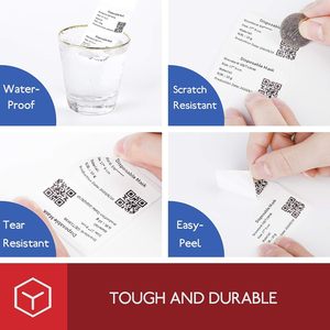 M110 M220 pencetak nirkabel BT portabel Mini Harga Murah perekat otomatis gulungan stiker termal langsung vinil - Product Image 5