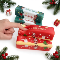 Jouet anti-stress en TPR à remontée lente, en forme de dumpling et de bâton de beurre, sensoriel et anti-stress, idéal pour les cadeaux de Noël en gros