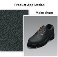 Rouleaux de faux cuir Rexine Tissu en cuir synthétique PU microfibre gaufré résistant à l'abrasion pour chaussures de sécurité Bottes supérieures