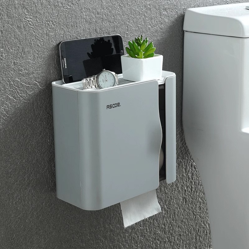 Ashtray [Magnetic door opening, suitable for paper items]