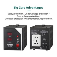 Estabilizador de voltaje automático de CA 220V con control de relé fuente de alimentación monofásica Protector contra sobretensiones para electrodomésticos OEM al por mayor