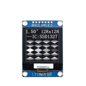โมดูลจอแสดงผล OLED ขาวดำขนาด 1.5 นิ้ว 128x128 รุ่น SSD1327 พร้อมอินเทอร์เฟซ SPI IIC แบบคู่ พร้อมบอร์ด PCBA - Product Image 1