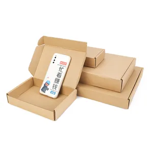 Stackable Collapsible Custom Cardboard Bottle Gift Packaging With Corrugated Insert Mailer Paper Box