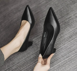 <span class=keywords><strong>Scarpe</strong></span> <span class=keywords><strong>da</strong></span> <span class=keywords><strong>lavoro</strong></span> con tacco alto <span class=keywords><strong>da</strong></span> donna con Design a punta <span class=keywords><strong>da</strong></span> ufficio - Product Image 6