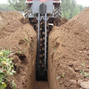 Tipo de cadena cuchillo de cabeza de bala máquina de zanjas de roca/máquina ranuradora de Hormigón/tractor cabeza de cuchillo de bala zanjadora de pavimento de cemento - Product Image 2