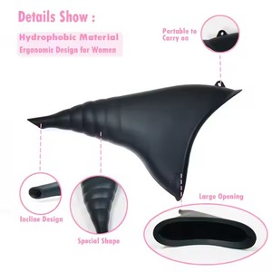 Dispositif d'urination féminin réutilisable, urinoir en silicone, entonnoir à <span class=keywords><strong>pipi</strong></span> permettant aux femmes de <span class=keywords><strong>faire</strong></span> <span class=keywords><strong>pipi</strong></span> <span class=keywords><strong>debout</strong></span> après une chirurgie, camping, voyage, extérieur - Product Image 2