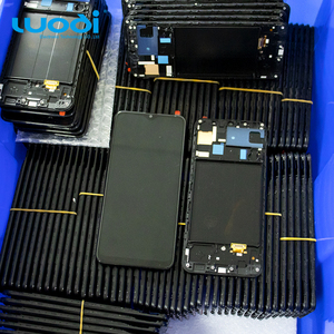 Display LCD OLED Originale con Touch Screen per <span class=keywords><strong>Samsung</strong></span> <span class=keywords><strong>Galaxy</strong></span> <span class=keywords><strong>A50</strong></span> A505 A50S A507 A30, Assemblaggio Digitalizzatore, Pannello di Ricambio - Product Image 1