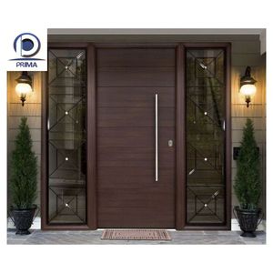 Puerta de Madera de Lujo con Diseño de Marco <span class=keywords><strong>Invisible</strong></span> y Acabado de Superficie Liso para Interiores de Villas Contemporáneas - Product Image 6