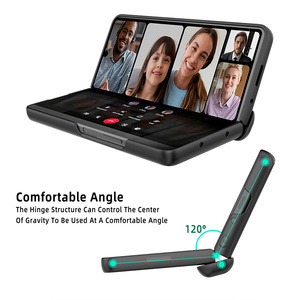 Soporte de bisagra Funda de soporte de protección completa para Samsung <span class=keywords><strong>Galaxy</strong></span> Z Fold 5 5G Armor Cubierta de vidrio de pantalla frontal plegable - Product Image 2