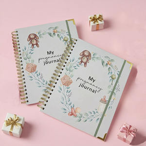 Journal de grossesse Journal à couverture rigide avec impression personnalisée Livre de mémoire pour les cadeaux des premières mamans - Product Image 6