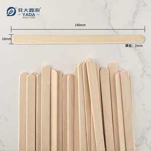 Palitos de Madera para Helados de 140 mm, Aptos para Alimentos, Palitos de Madera <span class=keywords><strong>Jumbo</strong></span> para Helados con Logotipo Estampado en Caliente para Moldes de Helados Grandes - Product Image 1