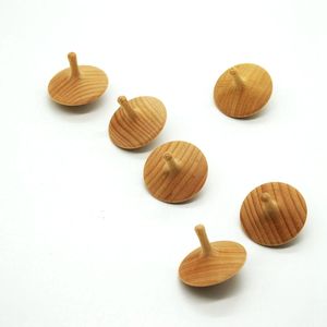 <span class=keywords><strong>Toupie</strong></span> rotative en bois non peint, jouet pour enfant en bas âge, 1 pièce - Product Image 4