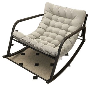 Poltrona Reclinabile Doppia a Dondolo Moderna per Adulti, per Balcone, Soggiorno, <span class=keywords><strong>Camera</strong></span> da Letto, Divano Relax in Metallo per Casa - Product Image 3