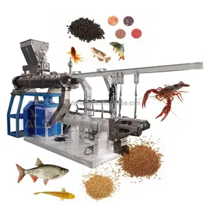 Niedriger Verbrauch Aquatic Floating Fish Feed Extruder Herstellung von Maschinen Verarbeitung linie Fischfutter Produktions maschinen