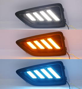 Chất lượng cao bán buôn trong các nhà máy ban ngày chạy đèn xe đèn <span class=keywords><strong>LED</strong></span> phía trước đèn sương mù cho HYUNDAI VERNA 17-21 - Product Image 3