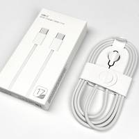 Câble de charge rapide USB C vers USB C en nylon tressé, 1 m, PD 60 W, 480 Mbit/s, USB 2.0 Type C, pour iPhone 15 16