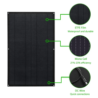 Panneau solaire monocristallin miniature personnalisé 5W 10W de petite taille 5V 6V avec supports de montage sur poteau et adhésifs pour module solaire photovoltaïque pour appareil IoT