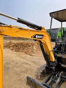 Mini-excavatrice Sany SY16C de 1,6 tonne avec moteur Yanmar, chenilles en caoutchouc, excavatrice hydraulique compacte pour travaux agricoles, construction et aménagement paysager avec certification CE - Product Image 5