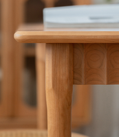 Mobilier au design moderne Salle à manger Table de salle à manger moderne et luxueuse en bois massif