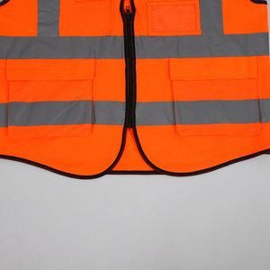 Nouveau Gilet de Sécurité Réfléchissant à Fermeture Éclair Multi-Poches avec Clignotant LED Classe 2 ANSI, Fourniture Directe des Fabricants, Idéal pour la Conduite Nocturne et la Circulation Routière - Product Image 2