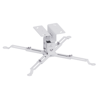 Support de projecteur universel en acier laminé à froid pour plafond, montage suspendu pour projecteur, support mural pour bureau à domicile