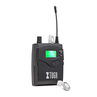 Système de monitoring intra-auriculaire sans fil professionnel Xtuga BK510 avec connecteur XLR, réduction du bruit et design portable pour les performances sur scène