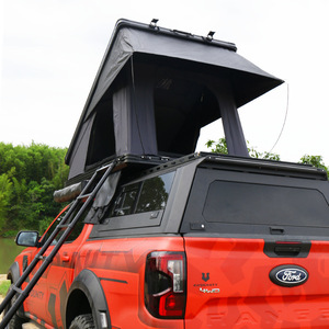 JIYA <b>Waterproof</b> Roof Top <b>Tent</b> with Hard Aluminum Four-Season Use Quick Automatic Opening One Bedroom Capacity - Product Image 4