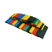 Kit de 95 tubes thermorétractables multicolores en polyoléfine pour isolation de fils et réparation de câbles – Kit de matériel